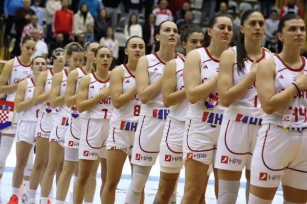 Hrvatska ženska košarkaška reprezentacija u utakmici protiv Danske u kvalifikacijama za Eurobasket 2027