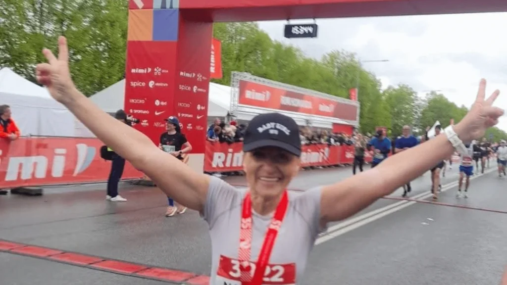 Natalija Gulin na jednoj od svojih maratonskih utrka