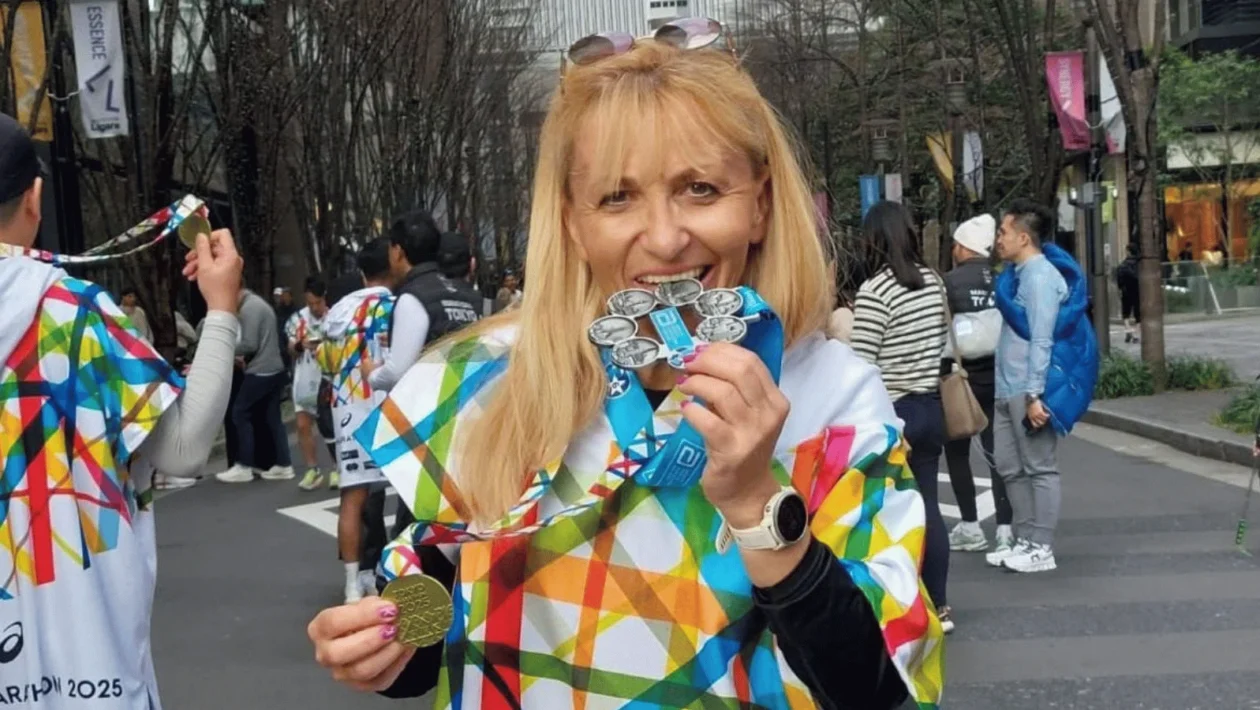 Natalija Gulin na jednoj od svojih maratonskih utrka