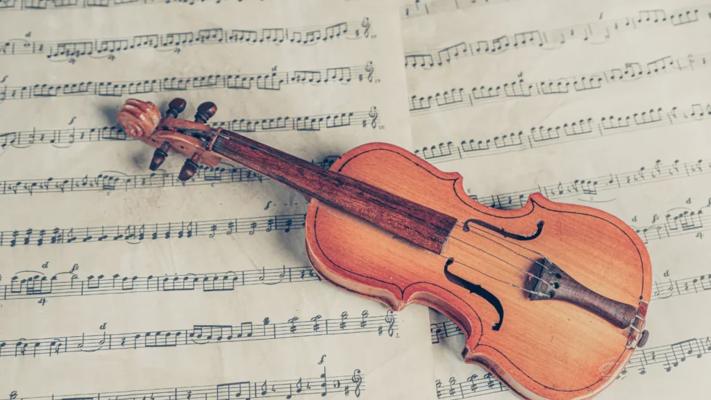 violina na notama