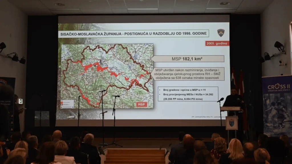 Svečanost povodom završetka razminiranja Sisačko-moslavačke županije u sklopu projekta CROSS II