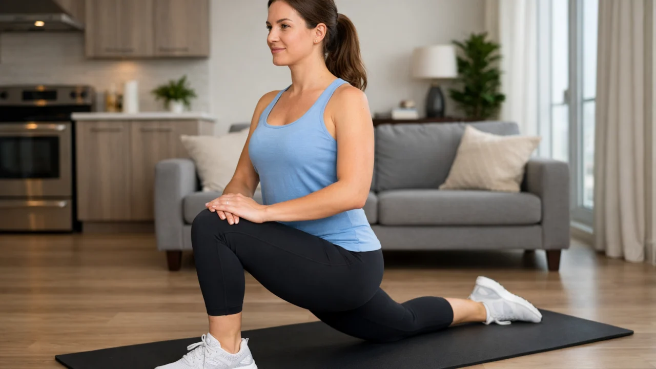 Istezanje kukova za početnike u kućnim uvjetima, vježba za povećanje fleksibilnosti i lakše kretanje