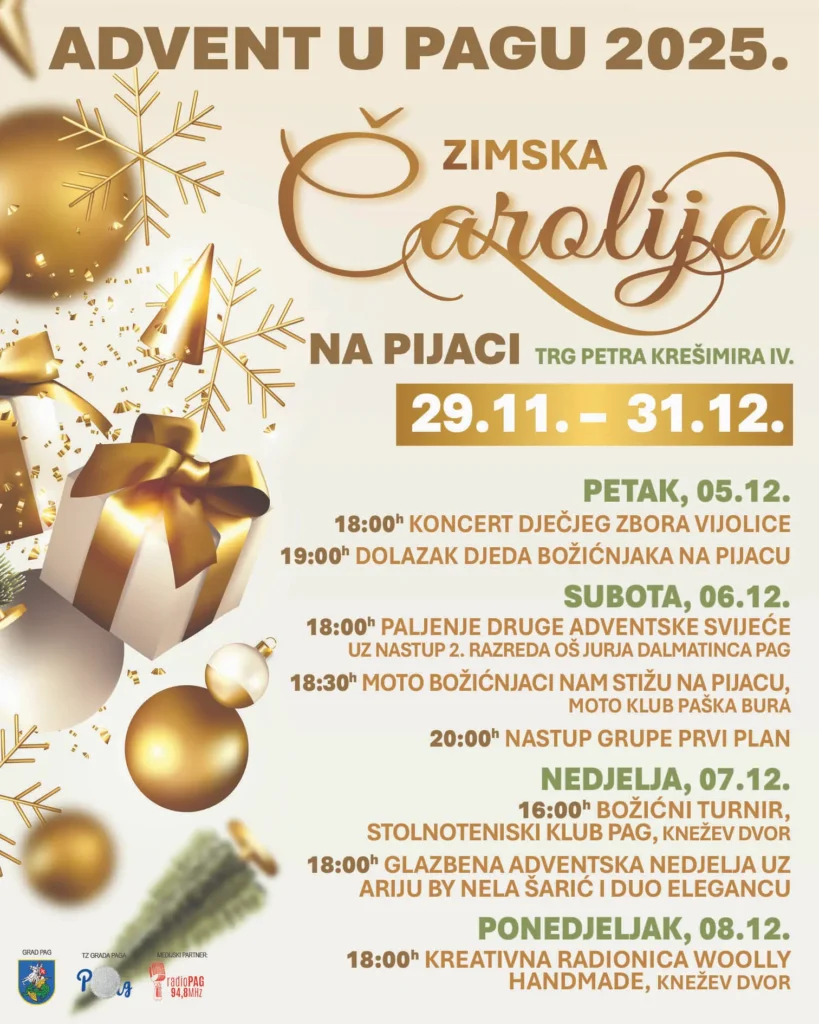 program za drug itjedan adventa u pagu