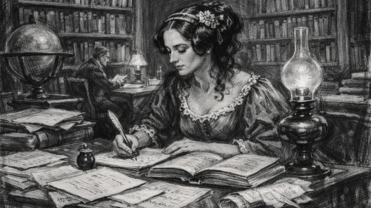 Autentični trenutak u ugljen stilu - Ada Lovelace (ugalj stil)