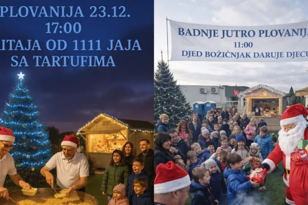 Advent na Plovaniji u Zadru s rekordnom fritajom od 1111 jaja, tartufa, pršuta, pancete i mlade kapule