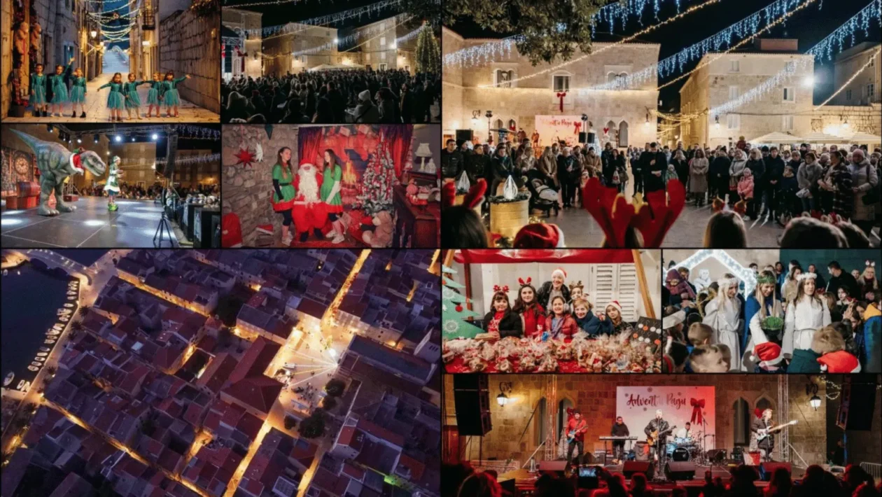 Advent u Pagu osvojio treće mjesto u izboru za Najljepši advent u Hrvatskoj