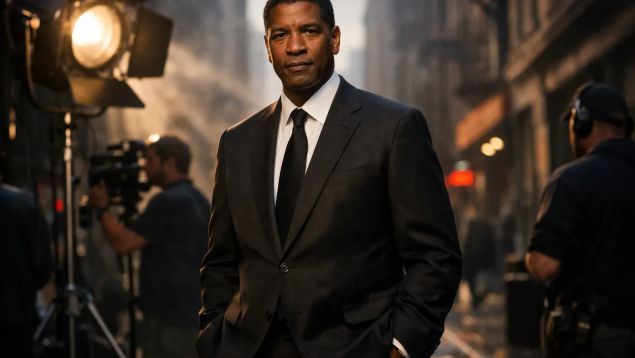 Denzel Washington na filmskom setu, simbol dugotrajne i utjecajne glumačke karijere u Hollywoodu