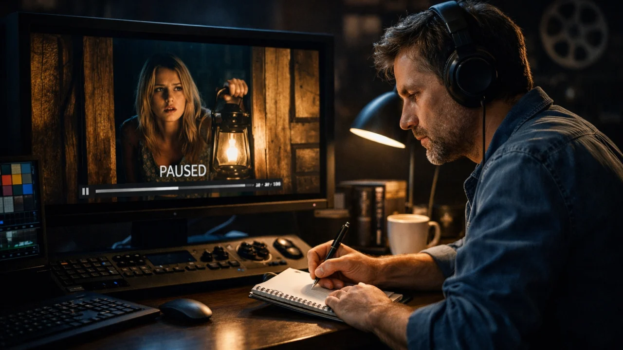 Filmski kritičar bilježi dojmove tijekom gledanja filma radi objektivnog i dosljednog ocjenjivanja