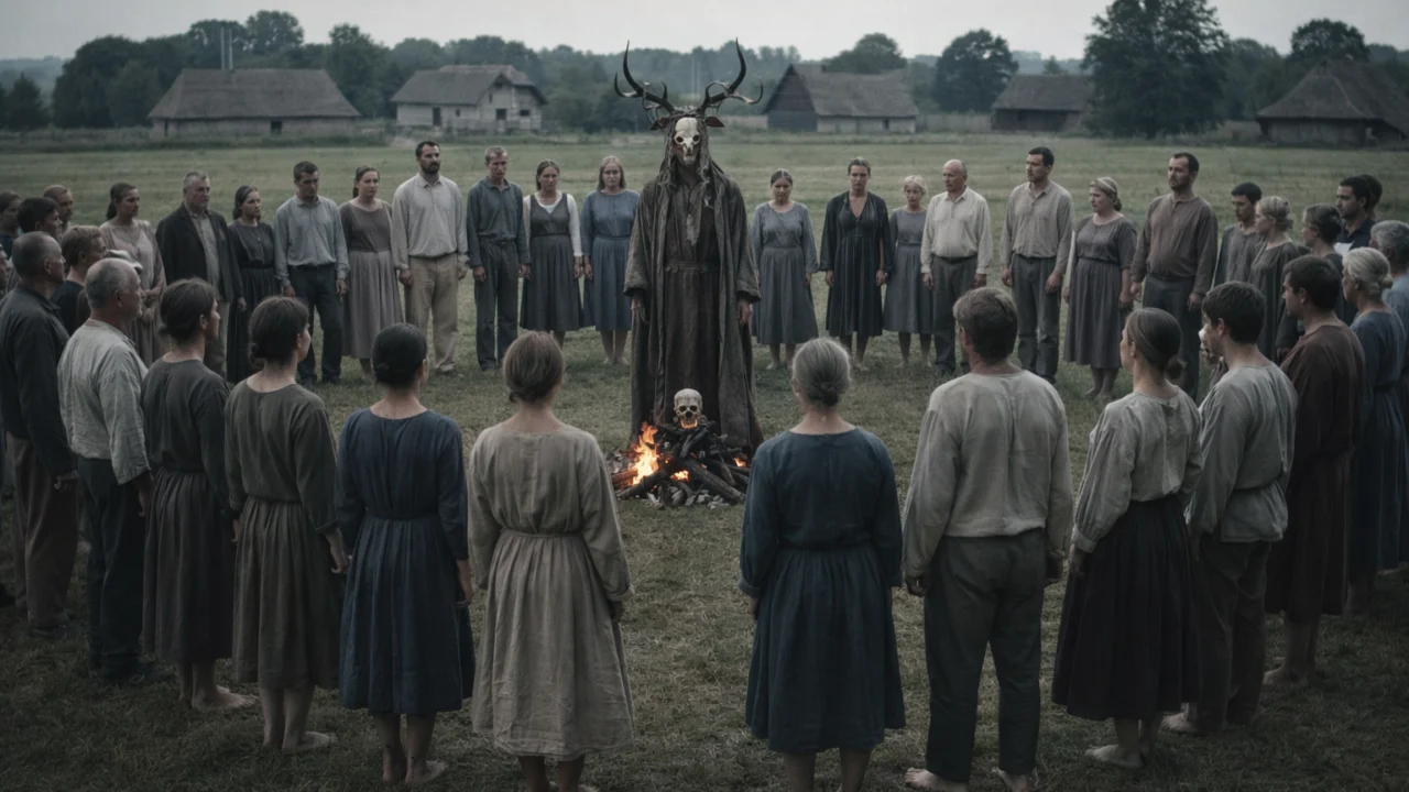 Seoski ritual zajednice u folk hororu, prikaz tradicije, grupnog pritiska i skrivene prijetnje