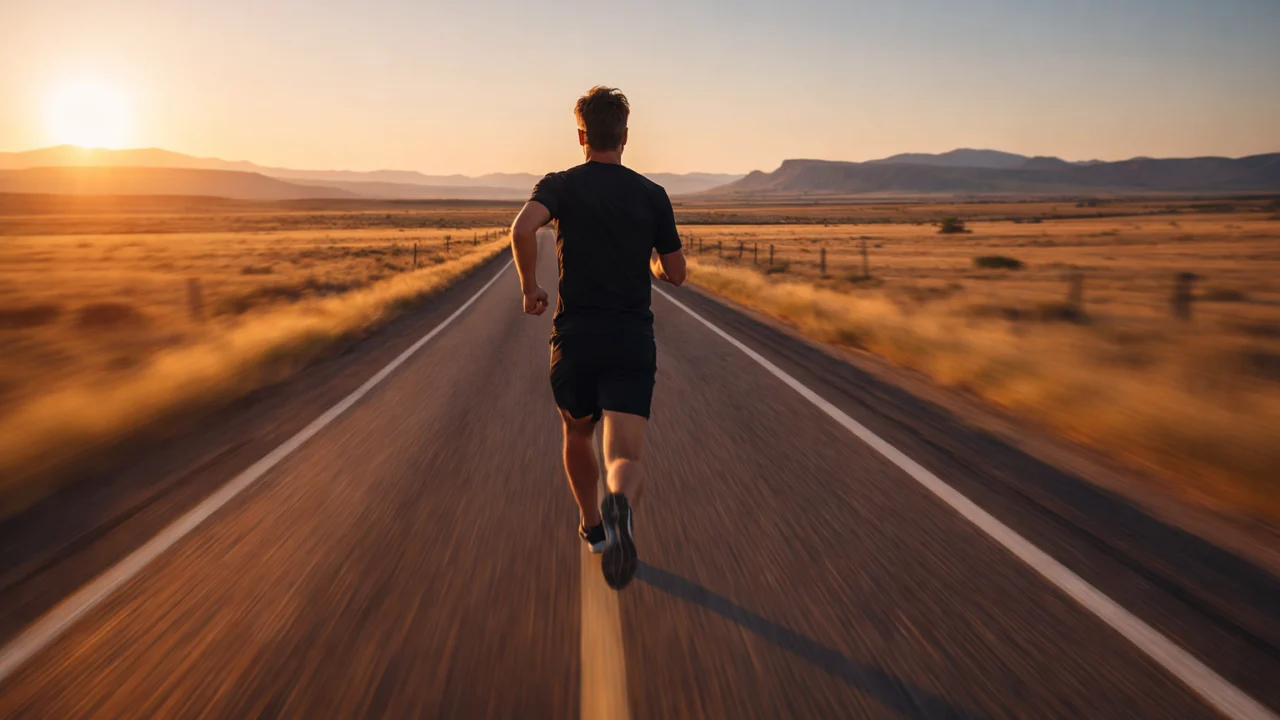 Forrest Gump trči američkim cestama, scena koja simbolizira slobodu, ustrajnost i životno putovanje