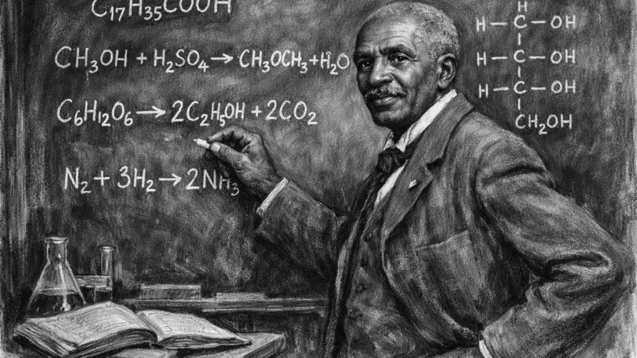 Istaknuti događaj u ugljen stilu - George Washington Carver (ugalj stil)