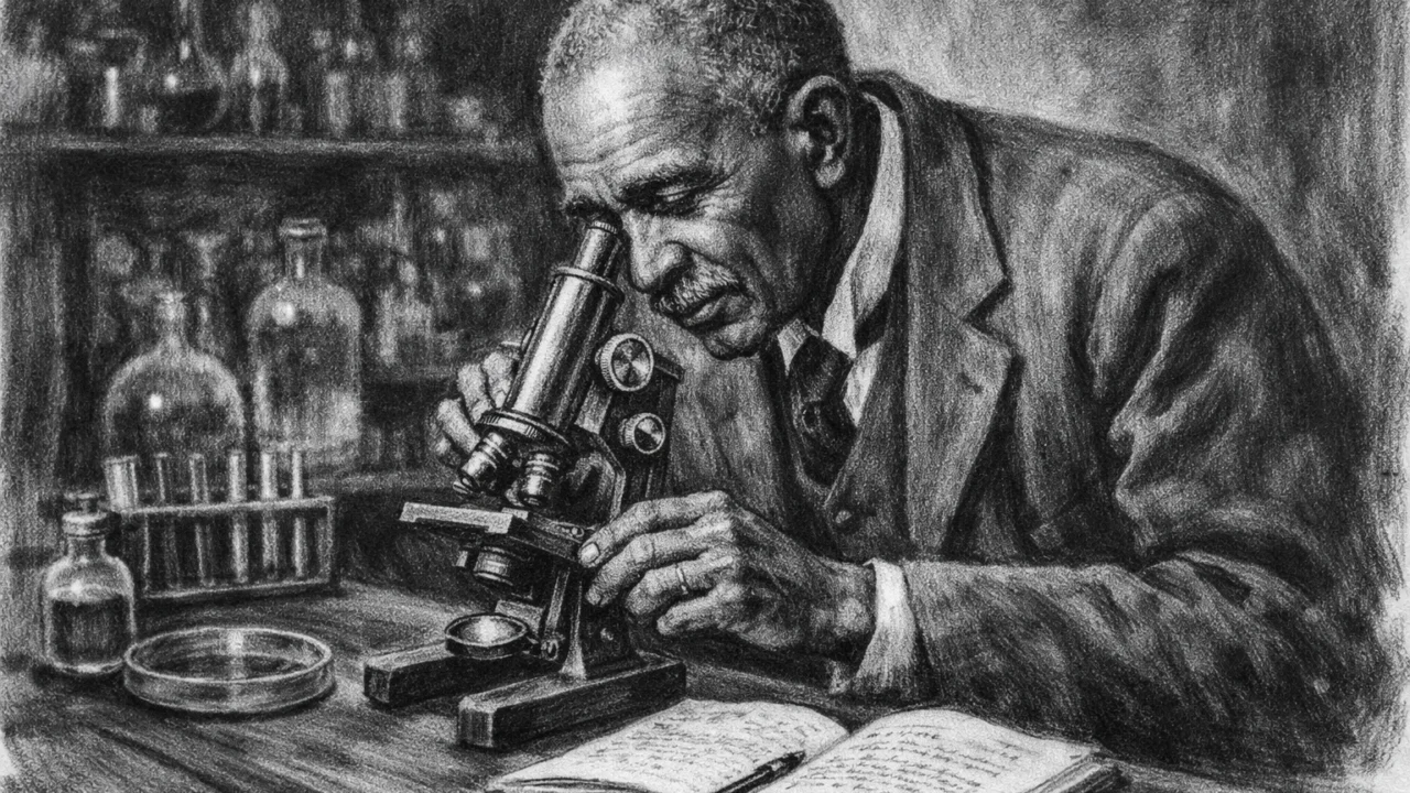 Značajni trenutak u ugljen stilu - George Washington Carver (ugalj stil)