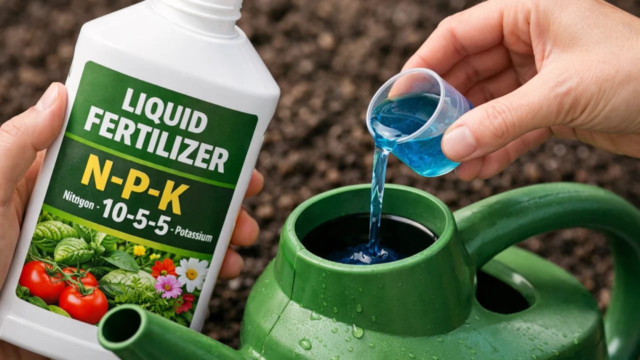 Doziranje tekućeg gnojiva prema NPK oznakama, pravilna prihrana biljaka bez predoziranja