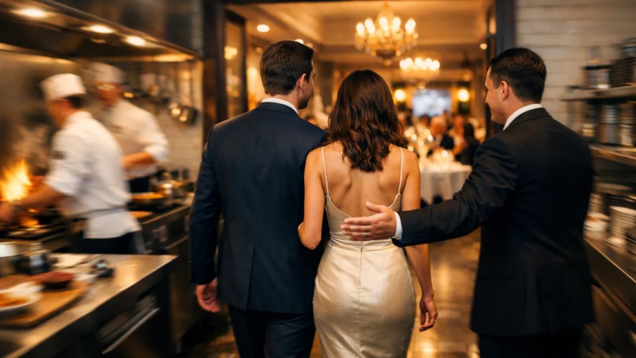 Vizualna referenca na slavnu Copacabana scenu iz filma Goodfellas i prikaz mafijaškog statusa