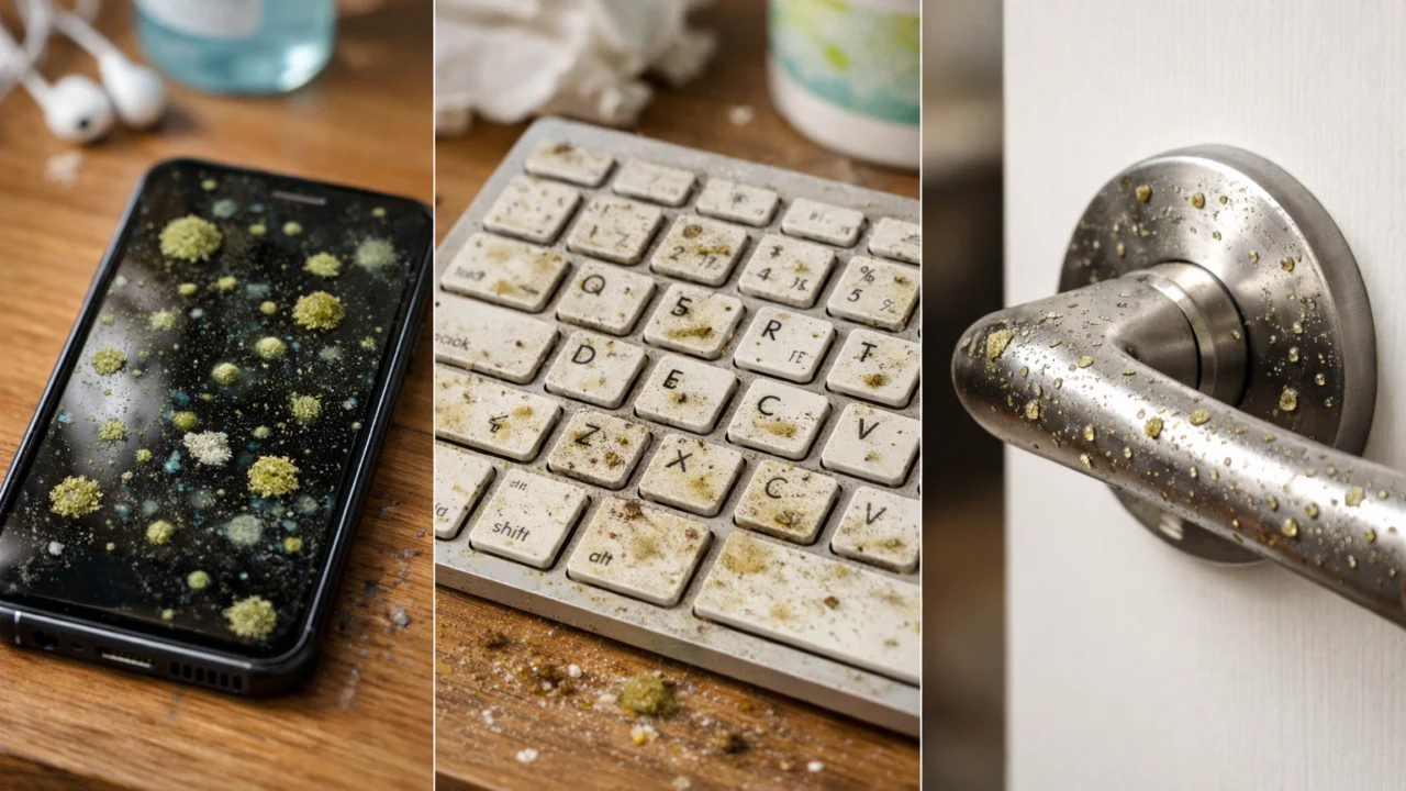 Površine poput mobitela i tipkovnice kao česti izvori zaraze virusom gripe