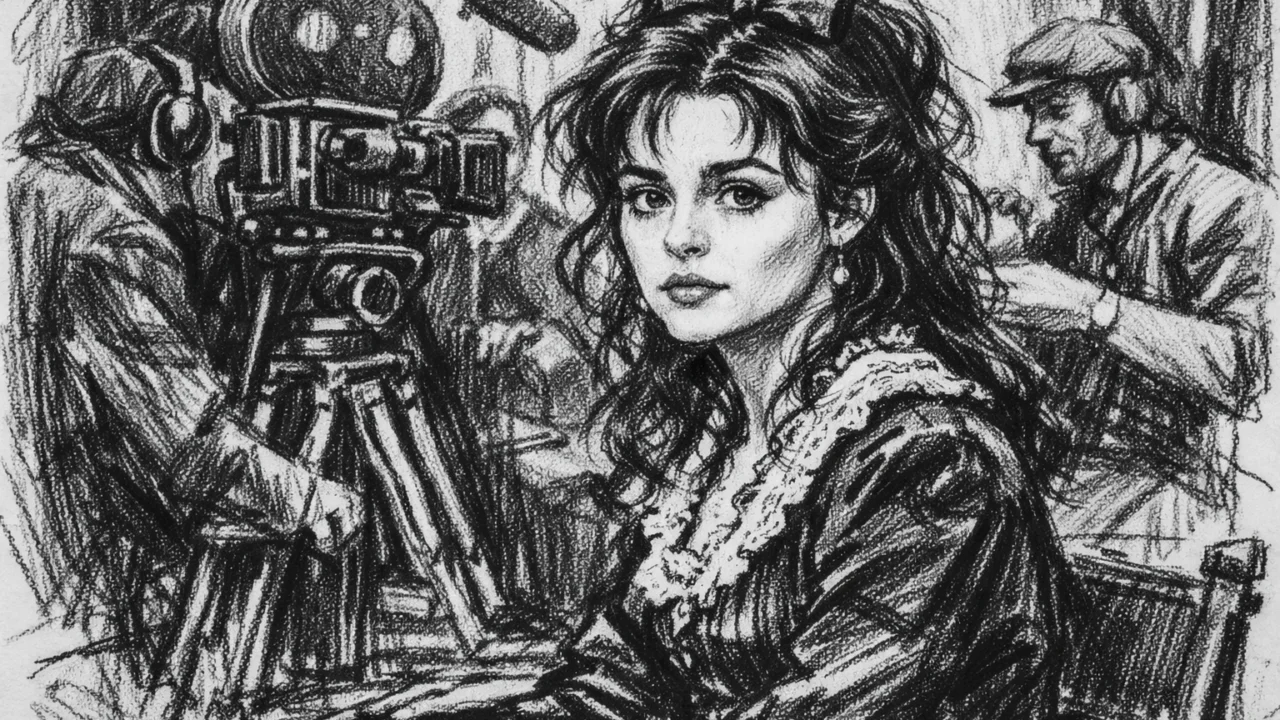 Početak filmske karijere Helene Bonham Carter prikazan u uglaj stil, scena sa snimanja filma