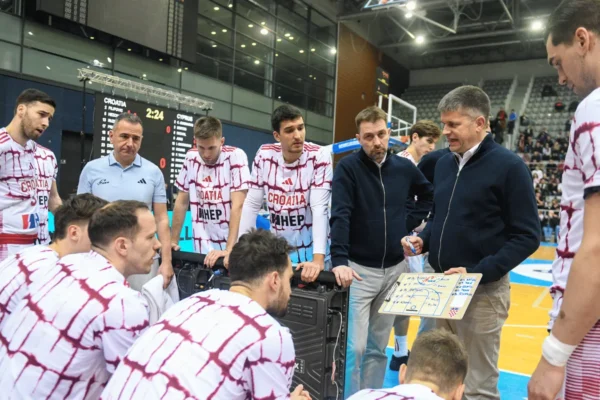 Hrvatska košarkaška reprezentacija u Rigi pred utakmicu protiv Izraela u kvalifikacijama za Svjetsko prvenstvo