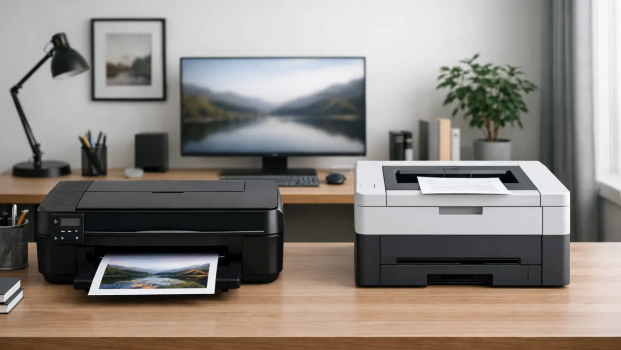 Inkjet i laserski printer u modernom kućnom uredu, usporedba tehnologija za kućni ispis