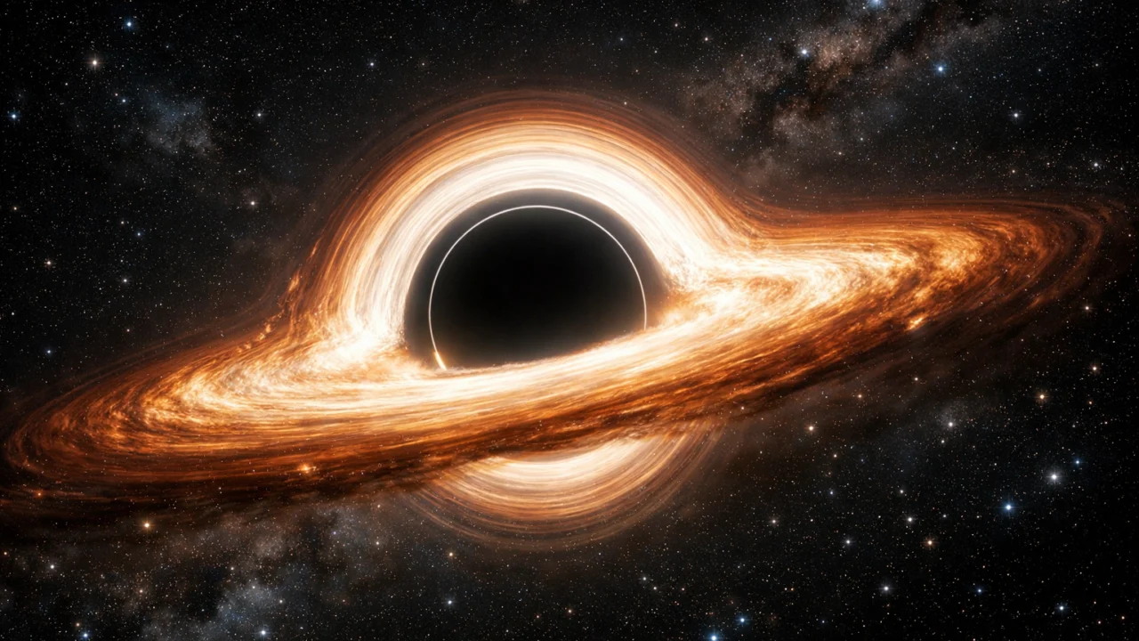 Znanstveno precizan prikaz crne rupe Gargantua iz filma Interstellar