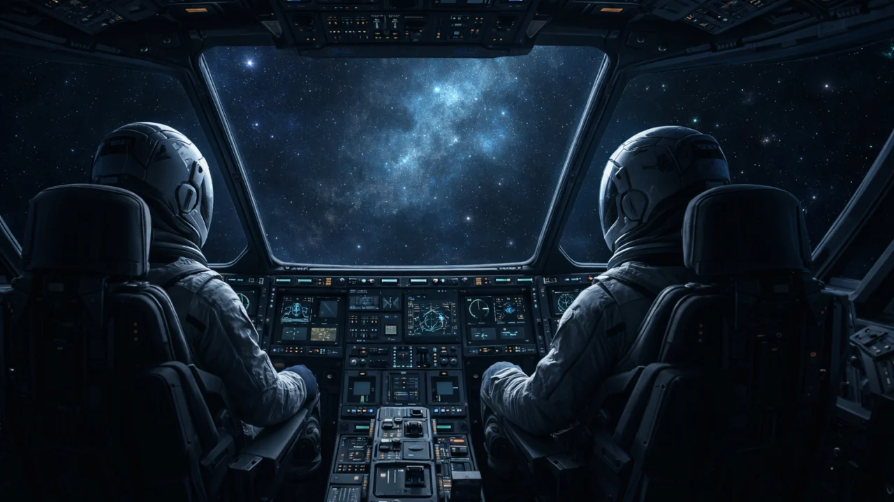 Unutrašnjost svemirskog broda u Interstellaru naglašava realističan i ozbiljan ton filma