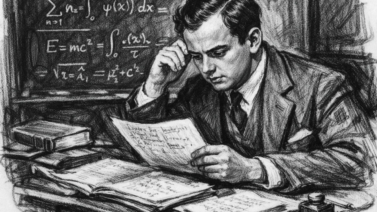 John von Neumann kao student na ETH Zürichu, ugalj stil s naglašenom znanstvenom atmosferom