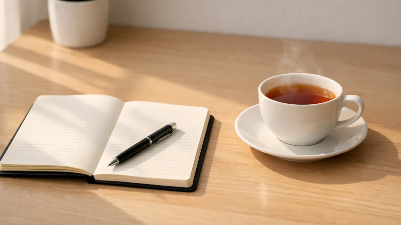 Planiranje dana u jutarnjim satima uz bilježnicu pomaže mentalnoj jasnoći i svjesnom fokusu