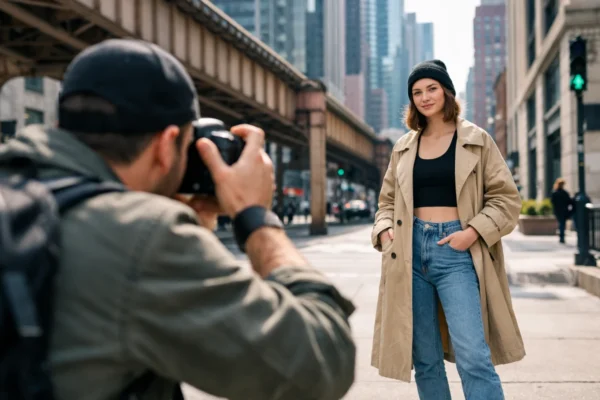 Široki kadar koji prikazuje kadriranje u fotografiji, odnos subjekta i okoline te važnost pravilnog vizualnog okvira