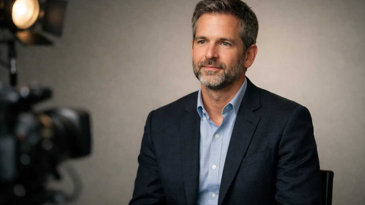 Srednji kadar u video intervjuu koji stvara osjećaj bliskosti i koristi kadriranje za jasnu i vjerodostojnu komunikaciju