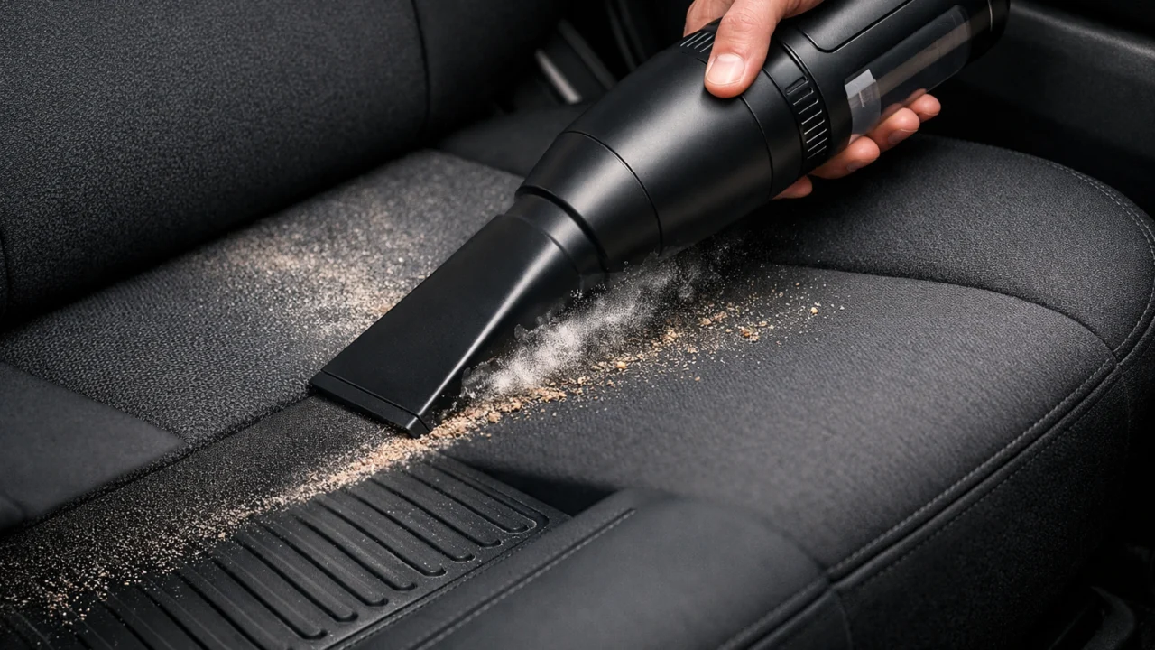 Usisavanje sjedala i podova automobila za brzo i sigurno čišćenje interijera