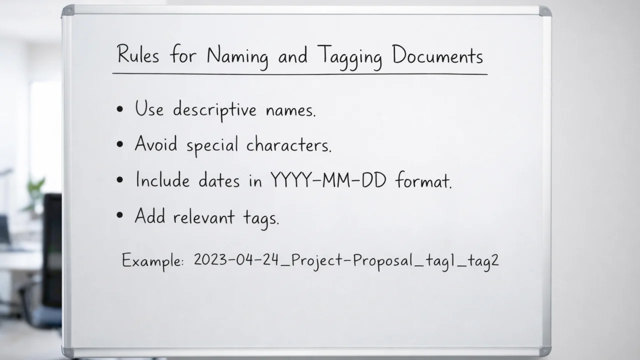 Jasna pravila imenovanja i označavanja dokumenata kao temelj dosljednog organizacijskog sustava