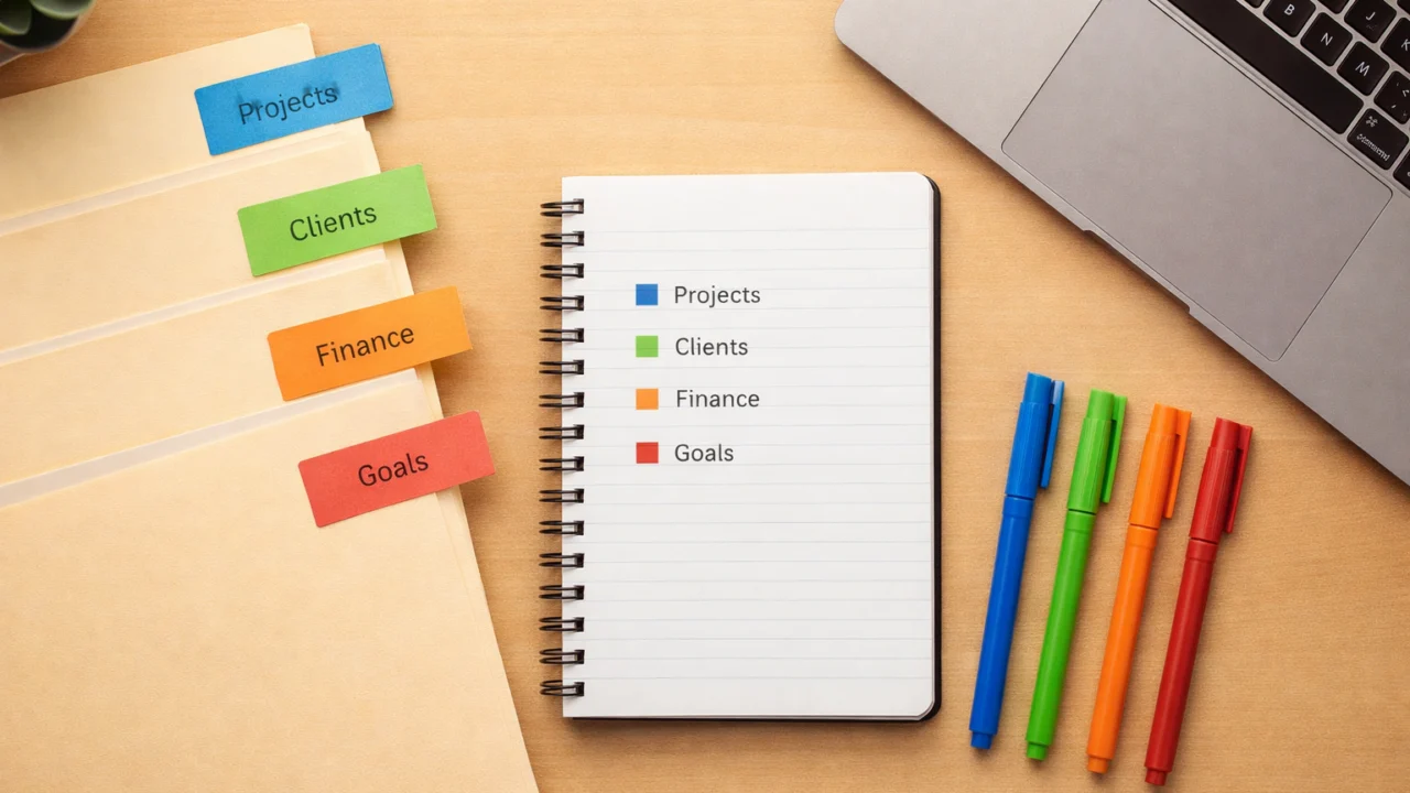 Jednostavan sustav označavanja u uredu koji pomaže u smanjenju vremena traženja dokumenata