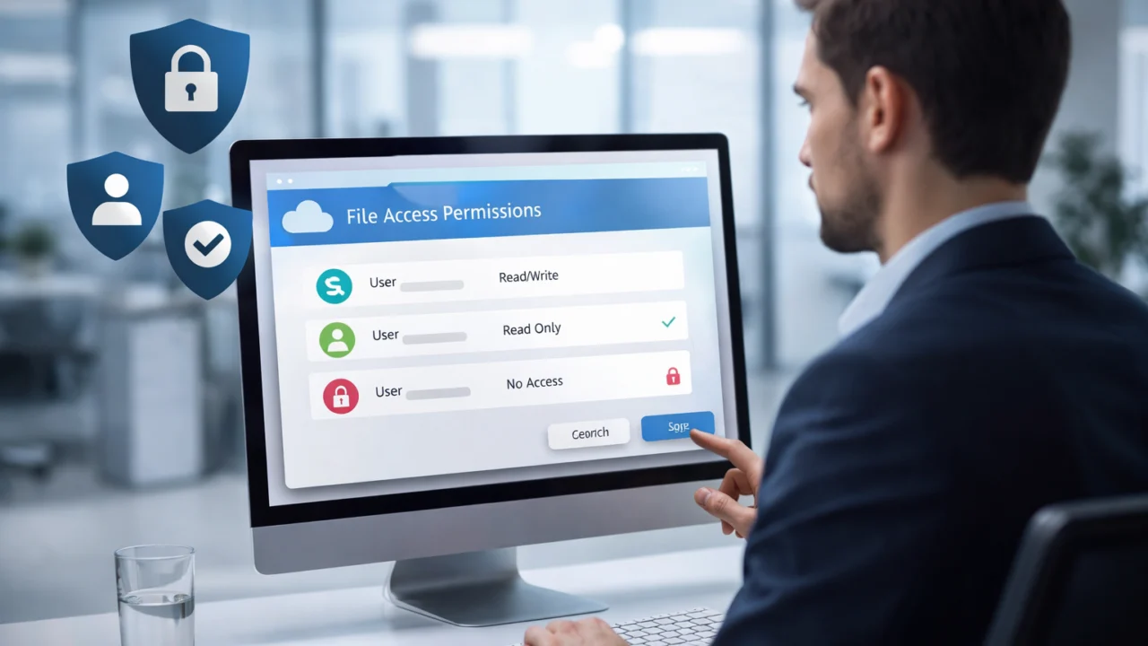 Postavljanje dozvola i sigurnosti prilikom dijeljenja velikih datoteka putem cloud servisa