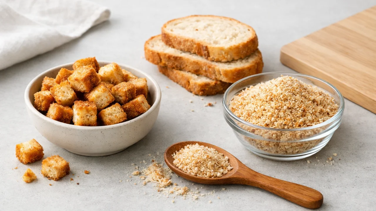 Kako iskoristiti stari kruh bez bacanja kroz domaće krutone i krušne mrvice