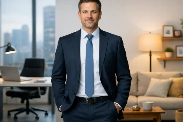 Asertivna osoba samouvjereno stoji i jasno postavlja granice između privatnog i poslovnog života