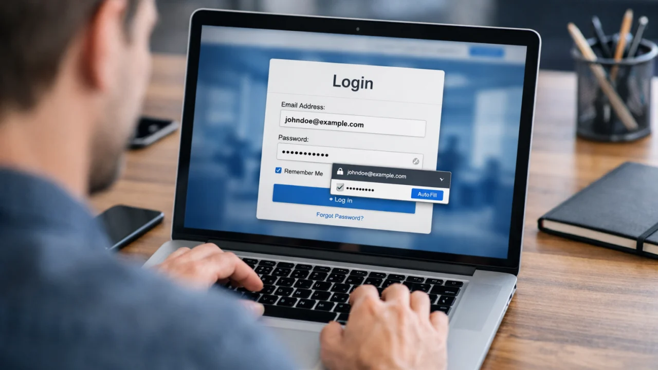 Automatsko popunjavanje lozinke pomoću password managera tijekom prijave na web stranicu