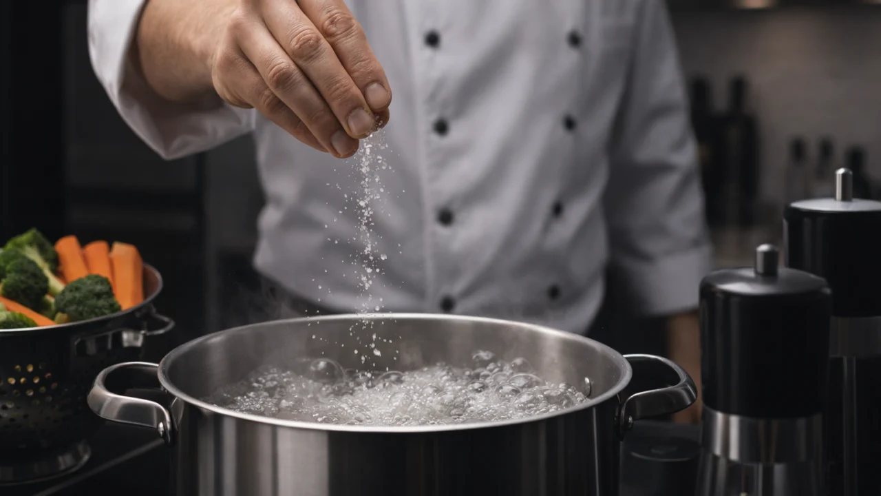 Dodavanje soli u vodu prije kuhanja povrća pomaže očuvati boju, okus i strukturu