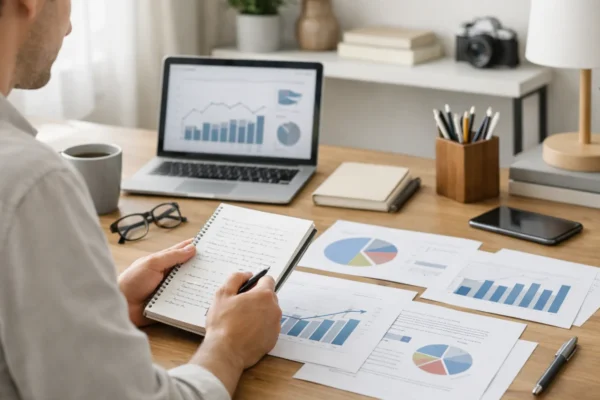 Tjedni pregled napretka u mirnom radnom okruženju bez perfekcionizma i pritiska