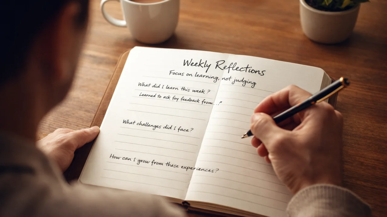 Tjedna refleksija usmjerena na učenje i prilagodbu umjesto ocjenjivanja