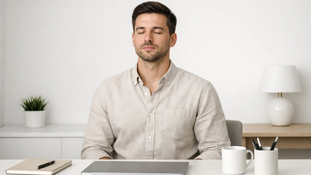 Svjesno disanje za radnim stolom kao učinkovita pauza za smanjenje stresa i napetosti