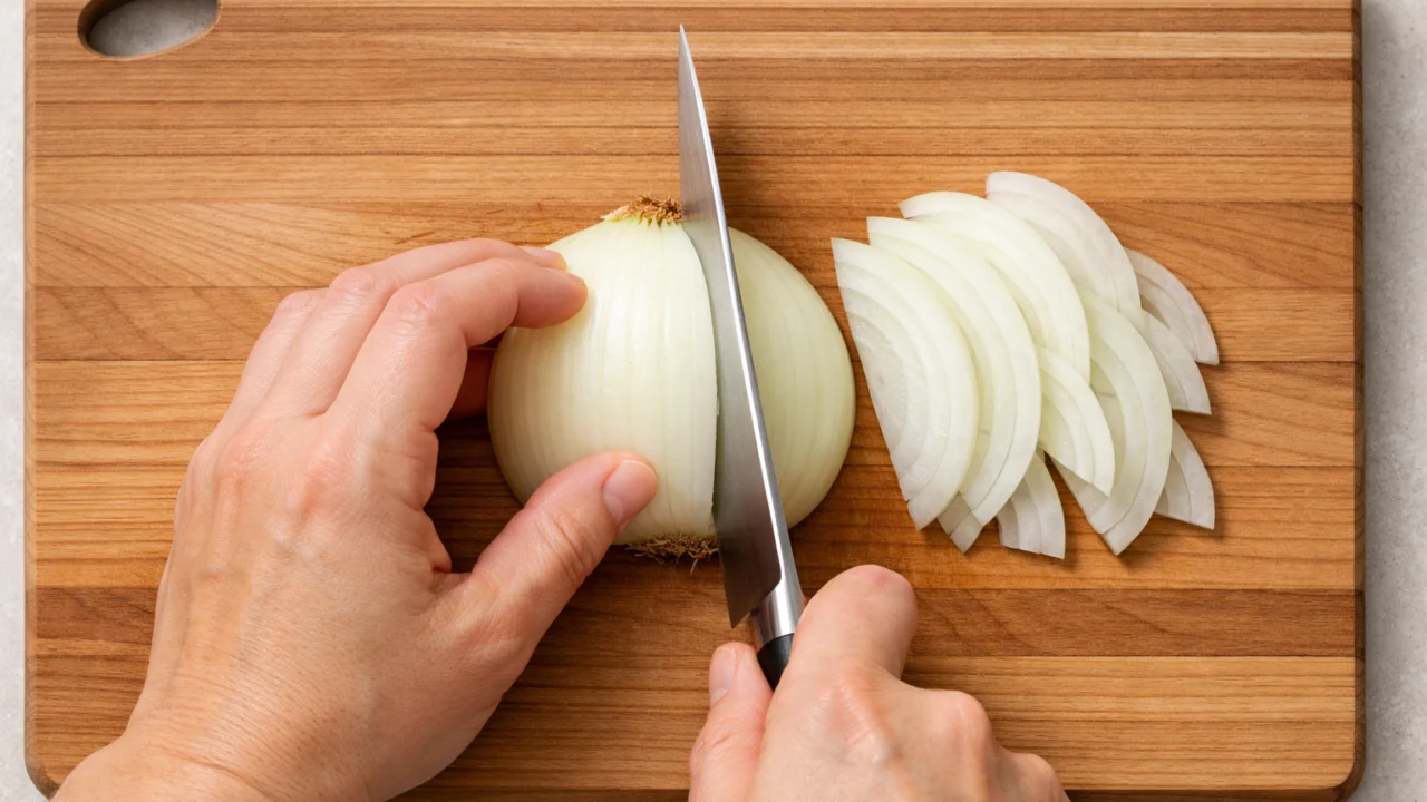 Ispravno postavljen luk i pravilna tehnika držanja prstiju tijekom rezanja bez nereda