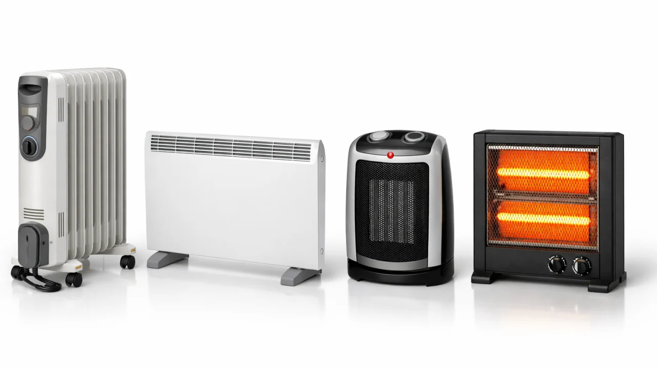 Usporedba tipova grijalica za stan: uljni radijator, konvekcijska i keramička grijalica