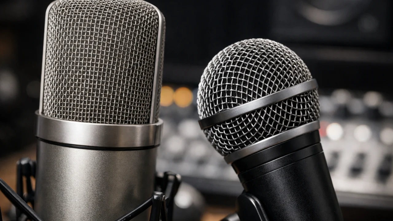 Kondenzatorski i dinamički mikrofon usporedba za odabir mikrofona za snimanje glasa