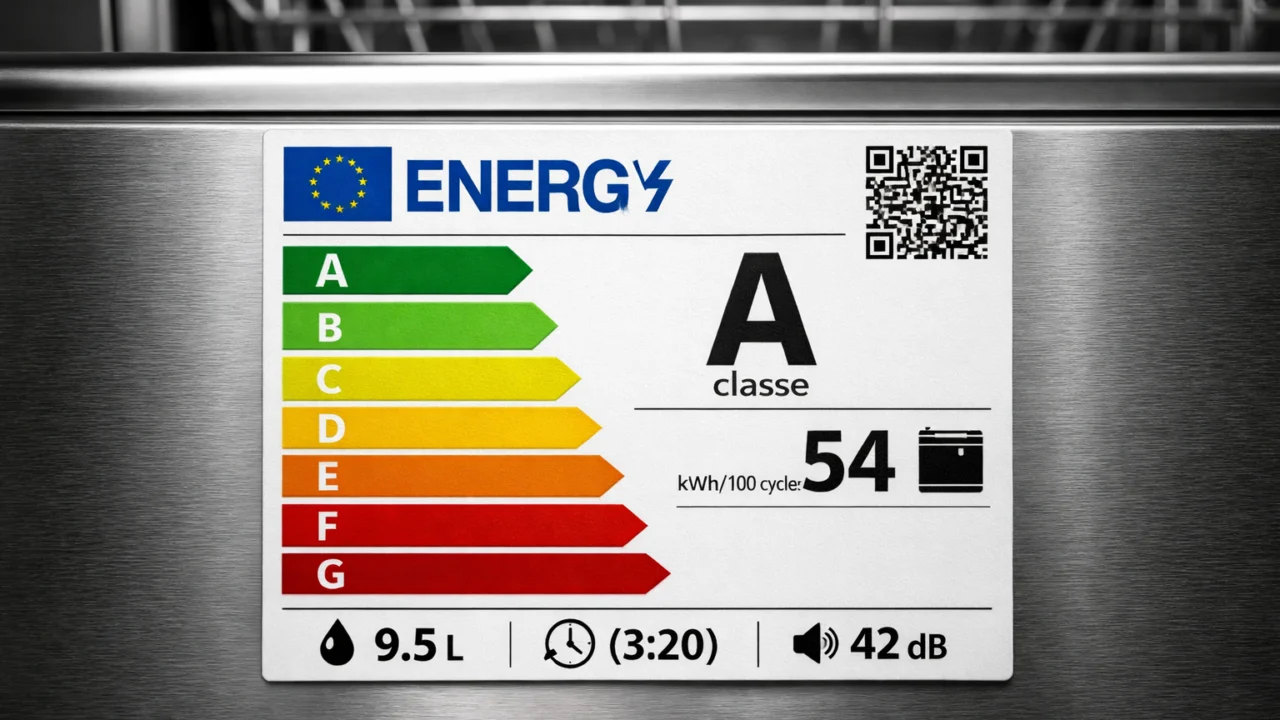 Energetska oznaka perilice posuđa prikazuje potrošnju energije i vode te pomaže u procjeni dugoročnih troškova