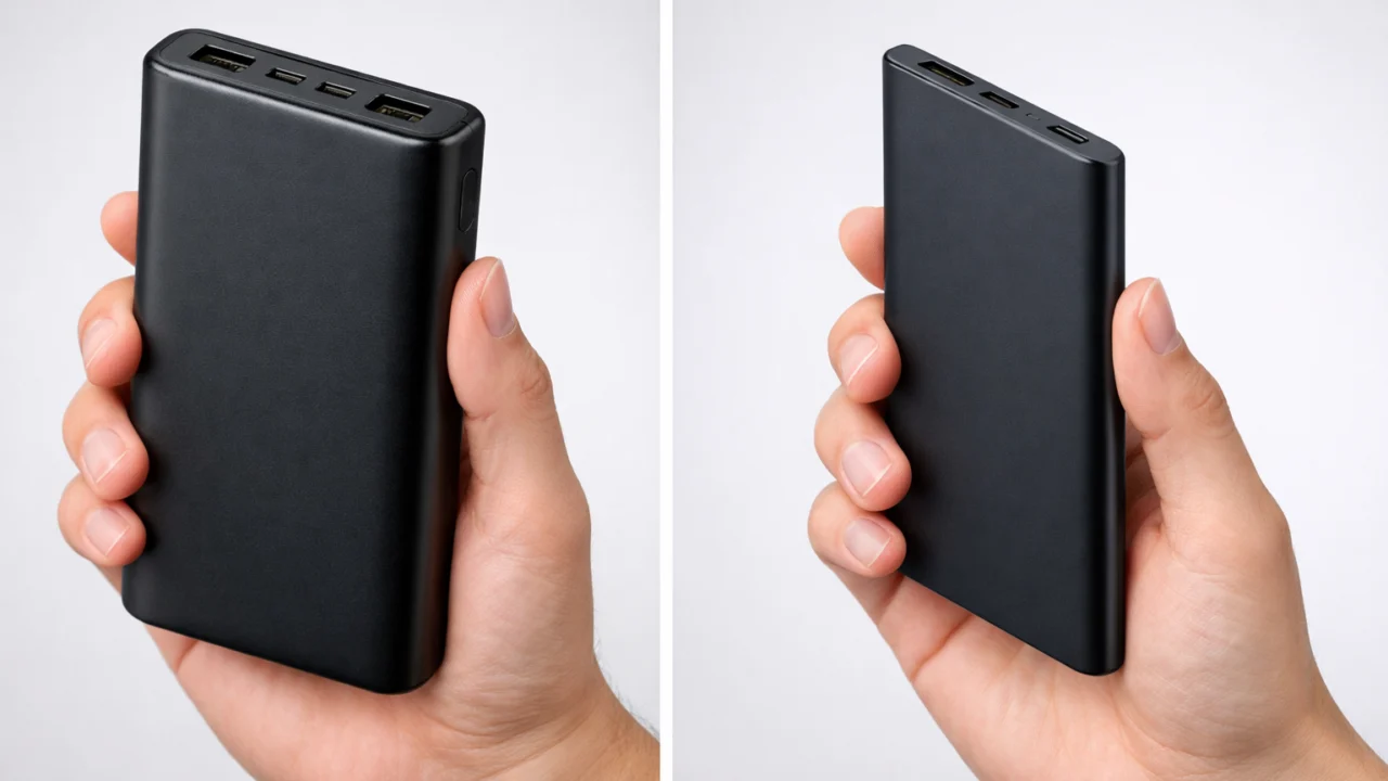 Usporedba velikog i laganog power banka radi lakšeg odabira prema potrebama korištenja