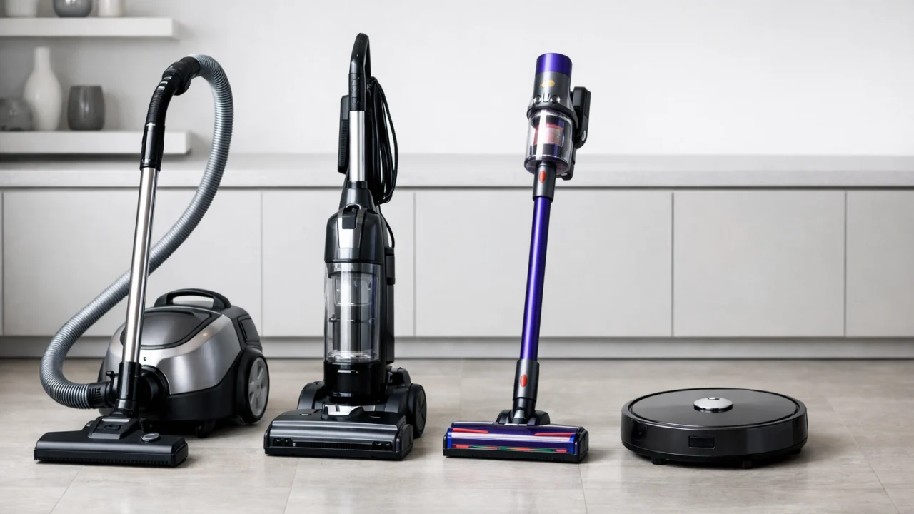 Usporedba vrećnog, bezvrećnog i robotskog usisavača radi lakšeg odabira prema potrebama doma