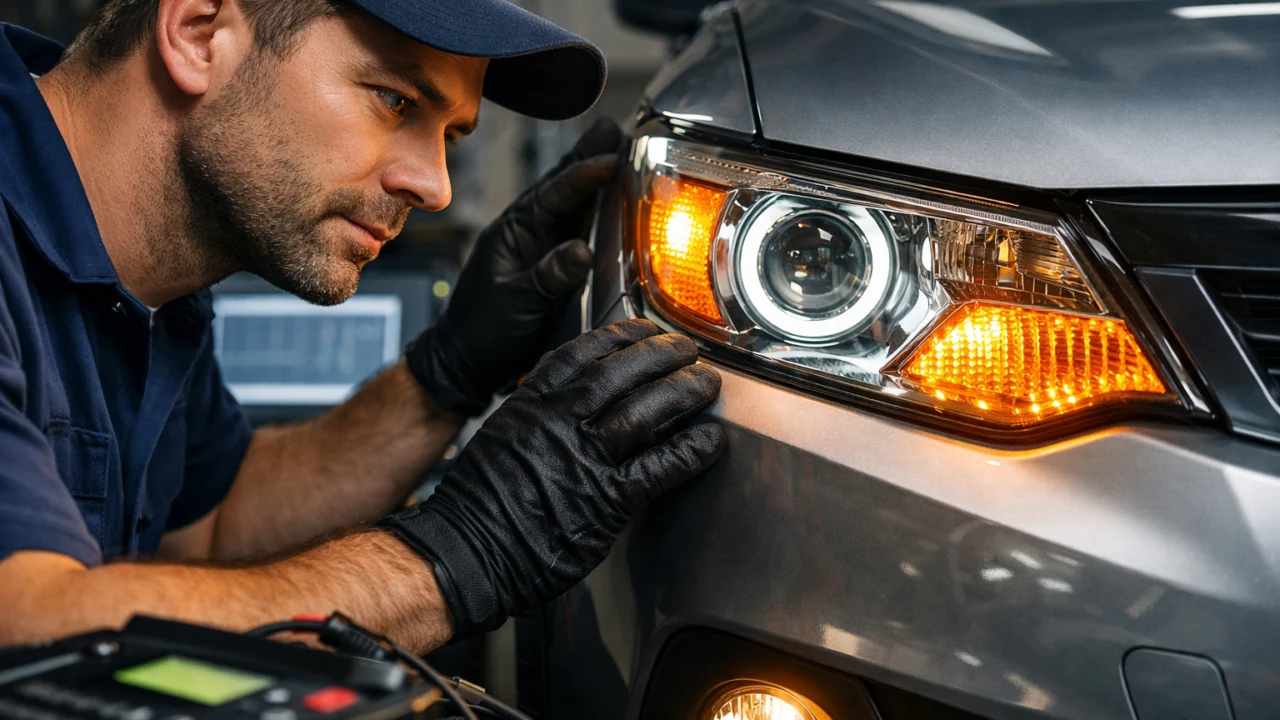 Provjera svjetala i električnih sustava vozila kao ključni korak pripreme za tehnički pregled