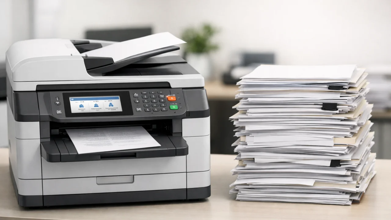 Skener u uredskom okruženju namijenjen za skeniranje dokumenata i svakodnevnu poslovnu upotrebu