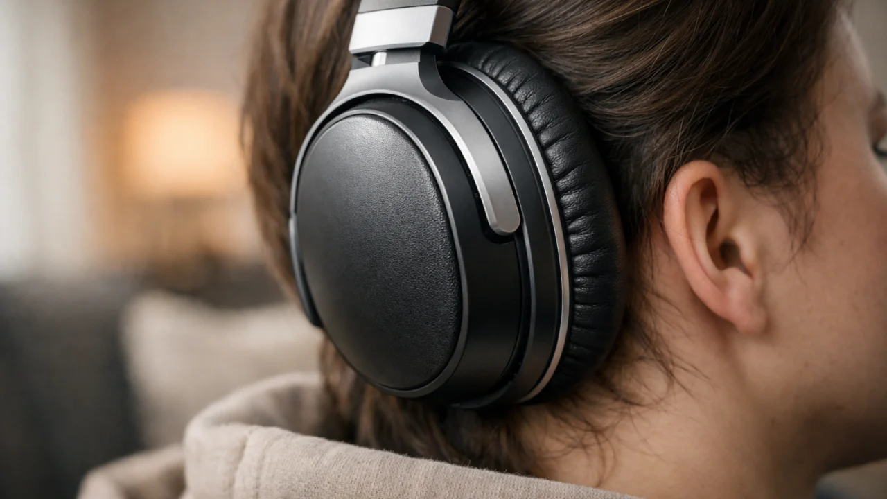 Over-ear slušalice koje potpuno obuhvaćaju uho, idealne za kućno slušanje i vrhunsku izolaciju zvuka