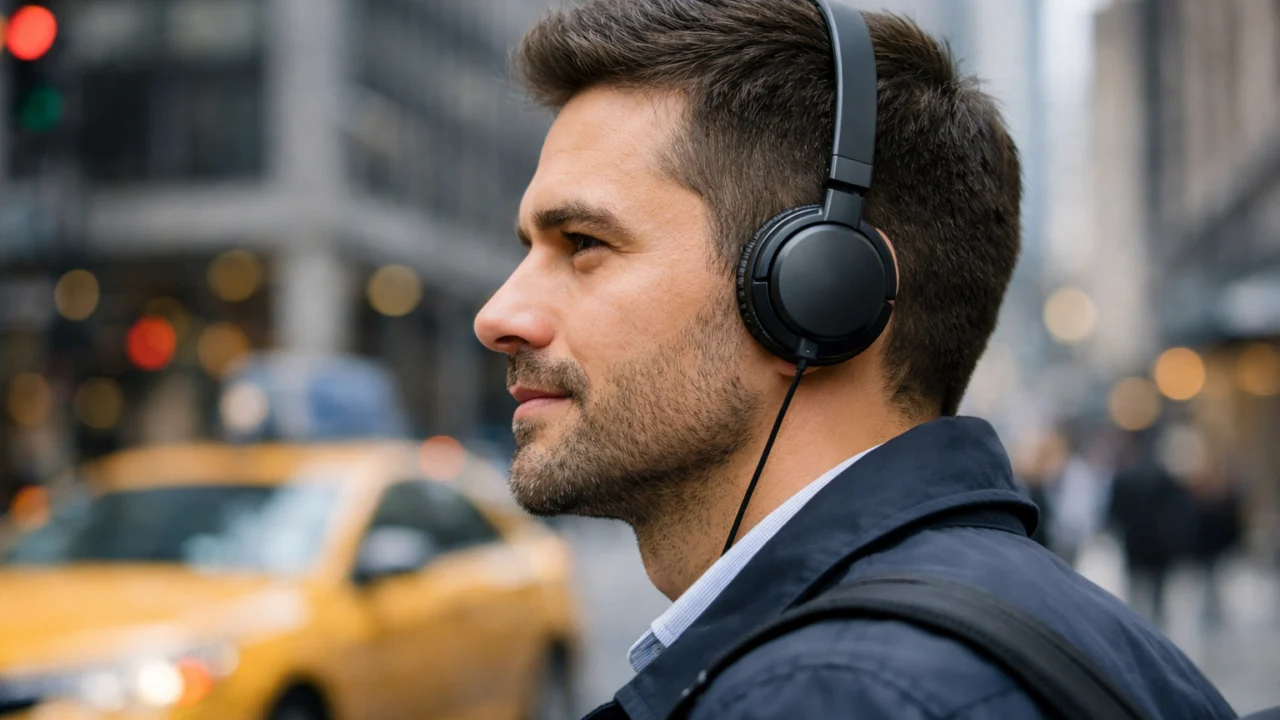 On-ear slušalice u urbanom okruženju, balans između prenosivosti i kvalitete zvuka za svakodnevnu upotrebu