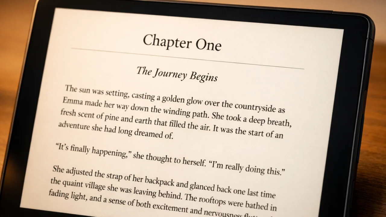 Tablet s visokorezolucijskim zaslonom za ugodno čitanje e-knjiga i dokumenata bez naprezanja očiju